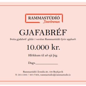 Gjafabréf 10.000